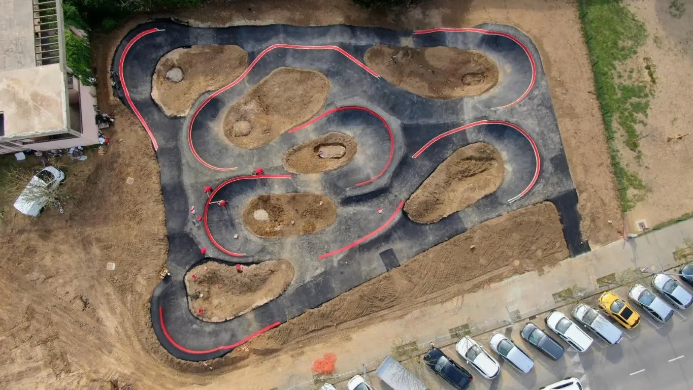 Construcción Pump Track Cataluña